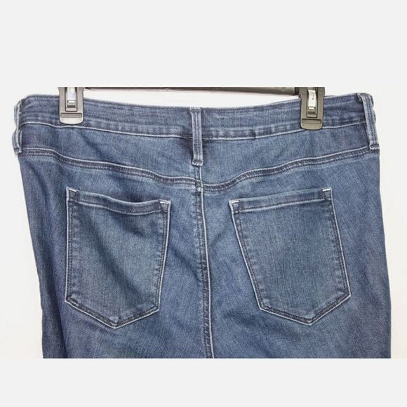 Athleta Womens Sz 8 Sculptek Skinny Jeans High Rise Comfort Stretch Medium Wash - Picture 4 of 6